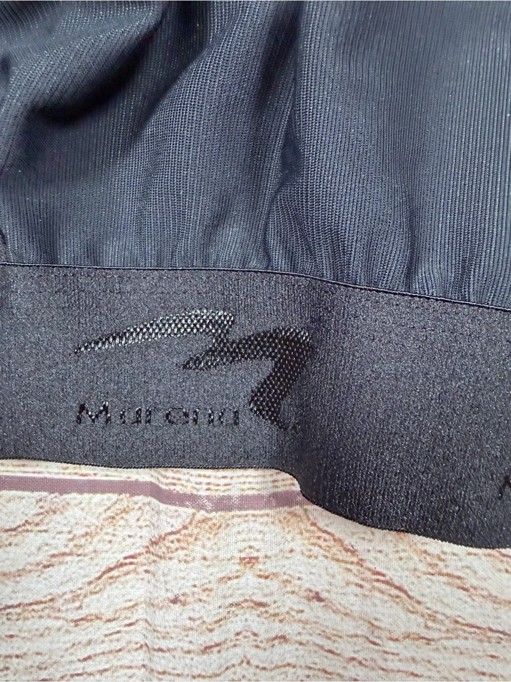 Marena Shape Black V-Neck Supportive Racerback Sports Bra